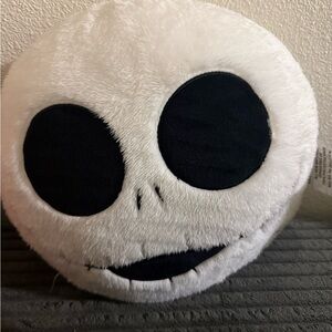 White and Black Plush Toy jack skellington